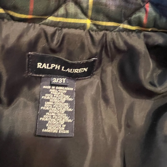 Polo Ralph Lauren 3T plaid quilted jacket - Picture 2 of 2